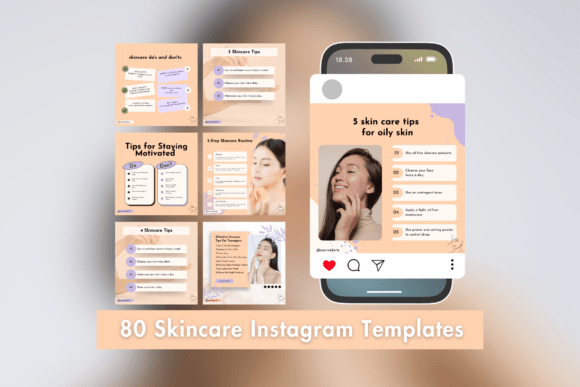 80 Skincare Instagram Post Templates for a Stunning Feed