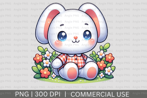 Bring Spring to Life with Cute Easter Bunny PNG Clipart