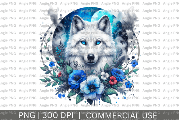 Creative Uses for Watercolor White Wolf PNG Clipart