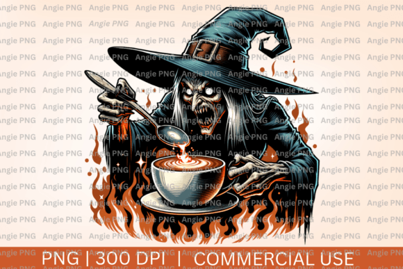 Halloween Witch and Coffee PNG Clipart: A Designer’s Guide