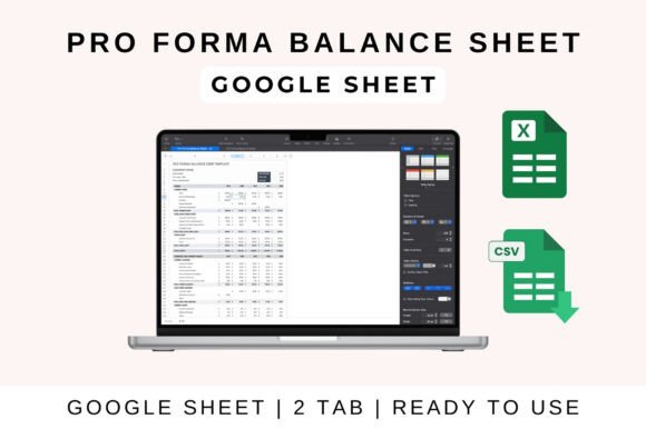 Master Your Financial Future with the Pro Forma Balance Sheet Template