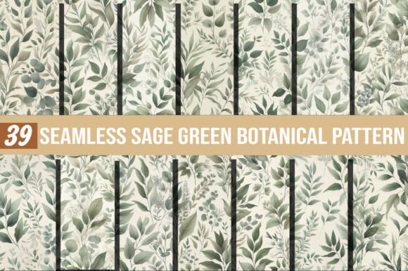 Sage Green Botanical Pattern: A Designer's Guide to Earthy Digital Assets