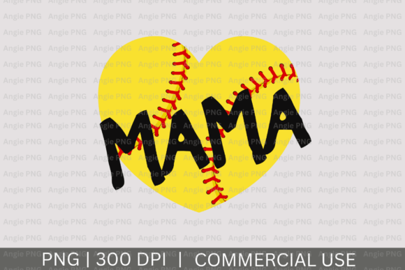 Softball Mama PNG: Your Go-To Graphic for Custom Creations