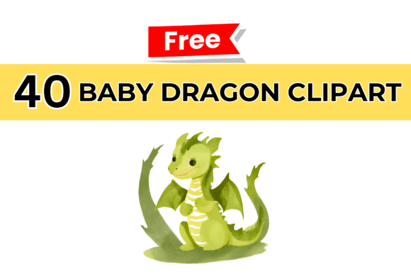 Unlock Whimsy with Baby Dragon Cliparts